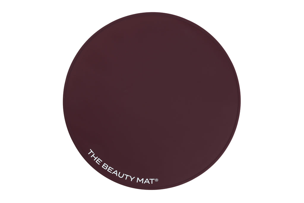 The Beauty Mat® Circle - Maroon