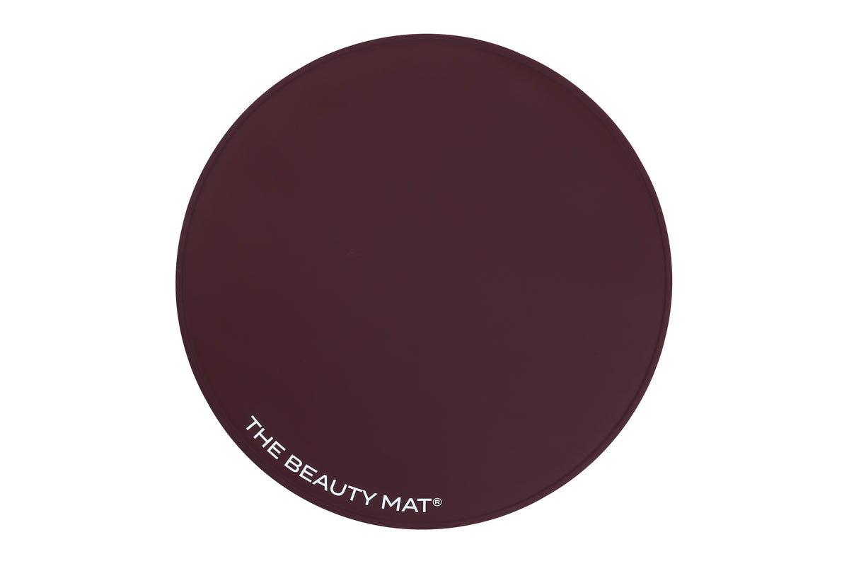 The Beauty Mat® Circle - Maroon