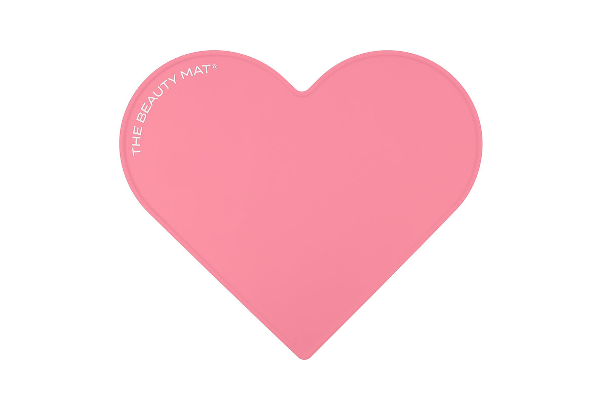 The Beauty Mat® Heart - Dusky Pink