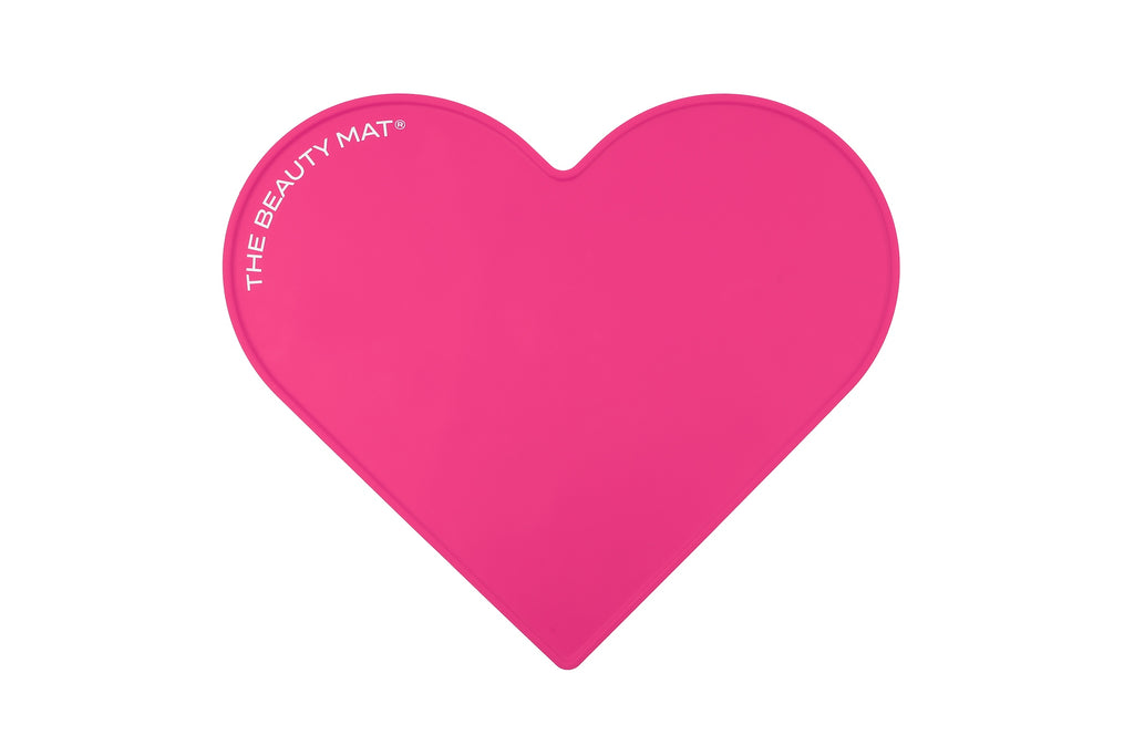 The Beauty Mat® Heart - Hot Pink