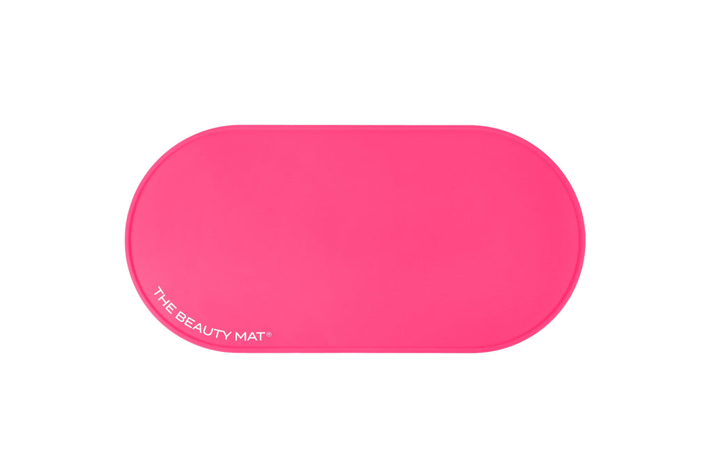 The Beauty Mat® Oval - Hot Pink