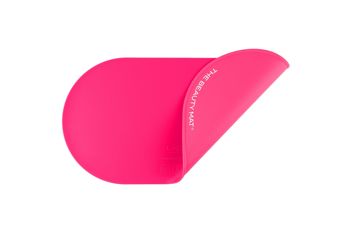 The Beauty Mat® Oval - Hot Pink