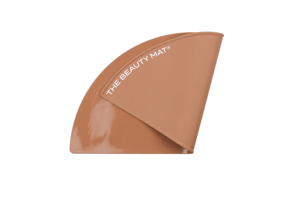 The Beauty Mat® Semi Circle - Caramel