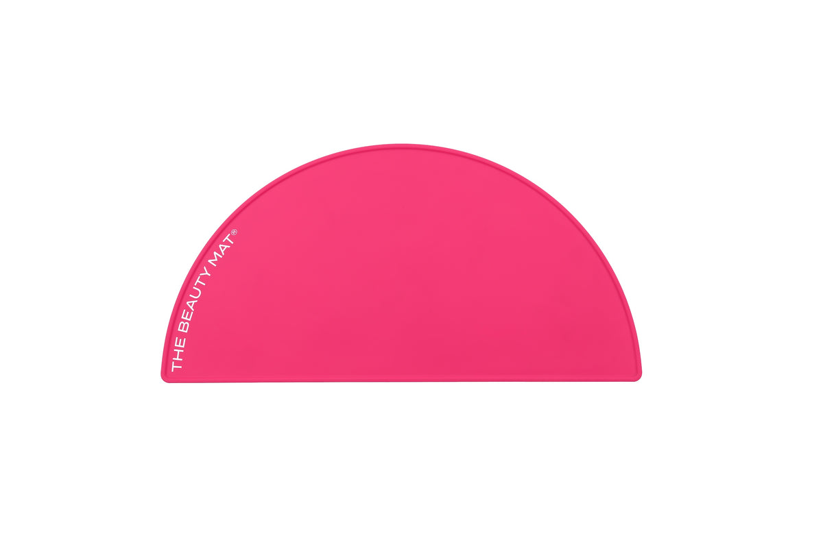 The Beauty Mat® Semi Circle - Hot Pink