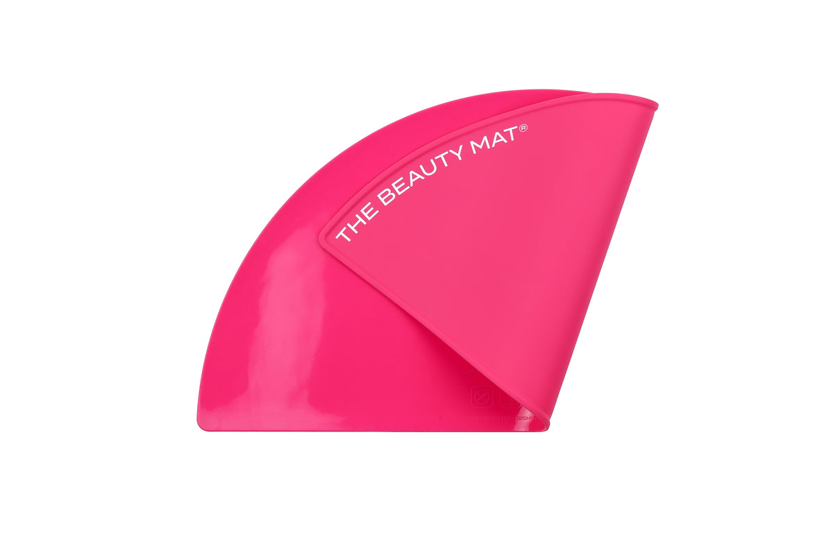 The Beauty Mat® Semi Circle - Hot Pink