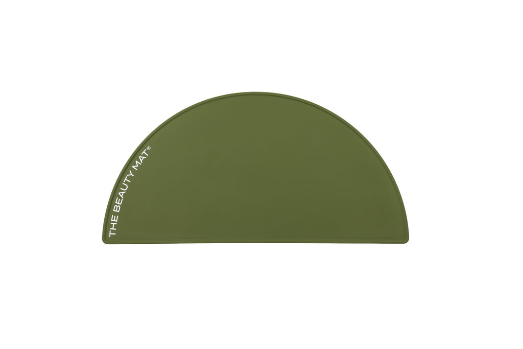The Beauty Mat® Semi Circle - Olive