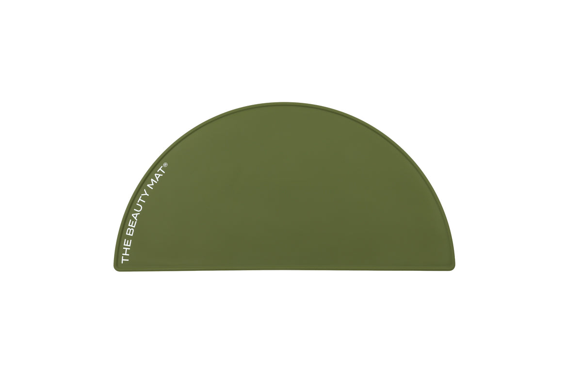 The Beauty Mat® Semi Circle - Olive