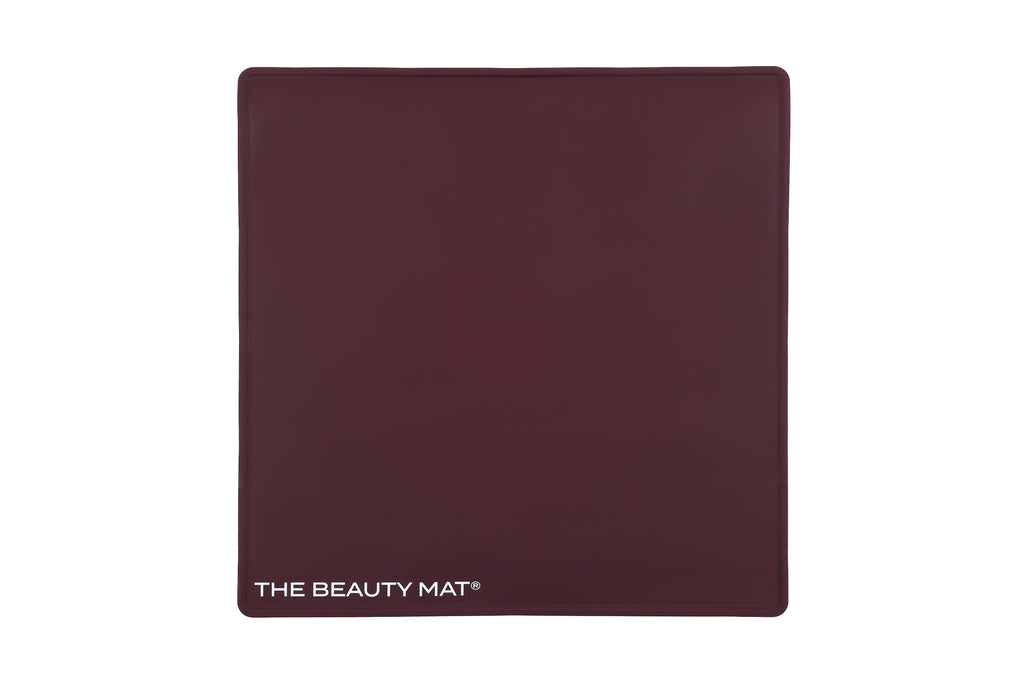 The Beauty Mat® Square - Maroon